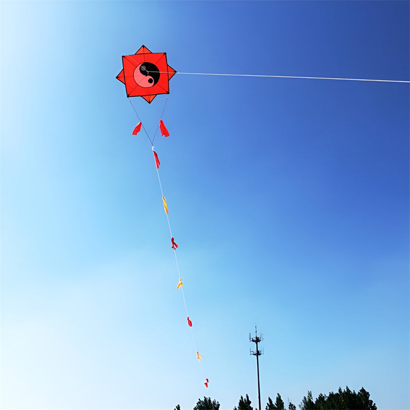 free shipping Gossip kite flying toy outdoor sport kite reel line ripstop nylon fabric traditional kite factory kite accessories