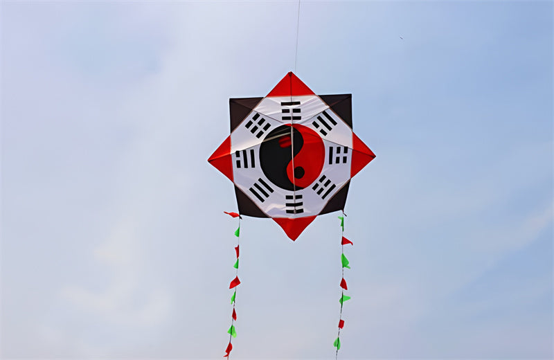 free shipping gossip kite flying toys for kids ripstop nylon fabric outdoor traditional kite string adults kite reel hot sell