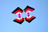 free shipping new 3d kite flying outdoor fun toys adults kite pump kevlar line large beach kite string reel parachute nylon kite