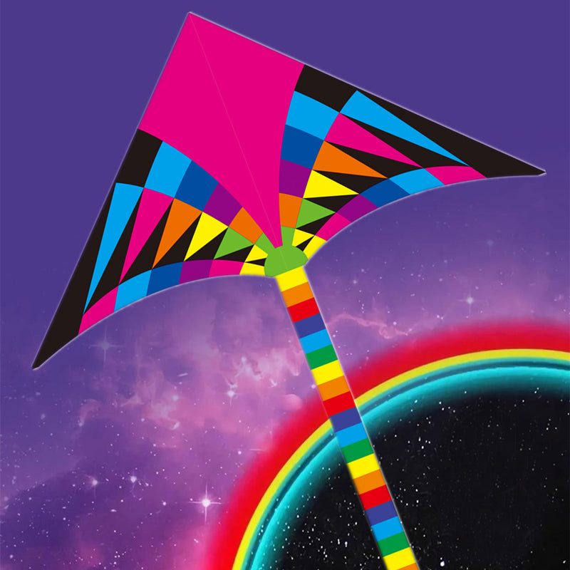 free shipping large delta kite for kids kite nylon toys flying kites rainbow kite line weifang eagle kite factory ikite reel