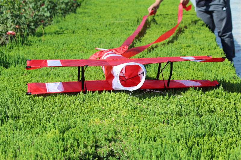 Free Shipping New High Quality 3D Single Line Red Plane Kite Sports Beach With Handle and String Easy to Fly Factory Outlet