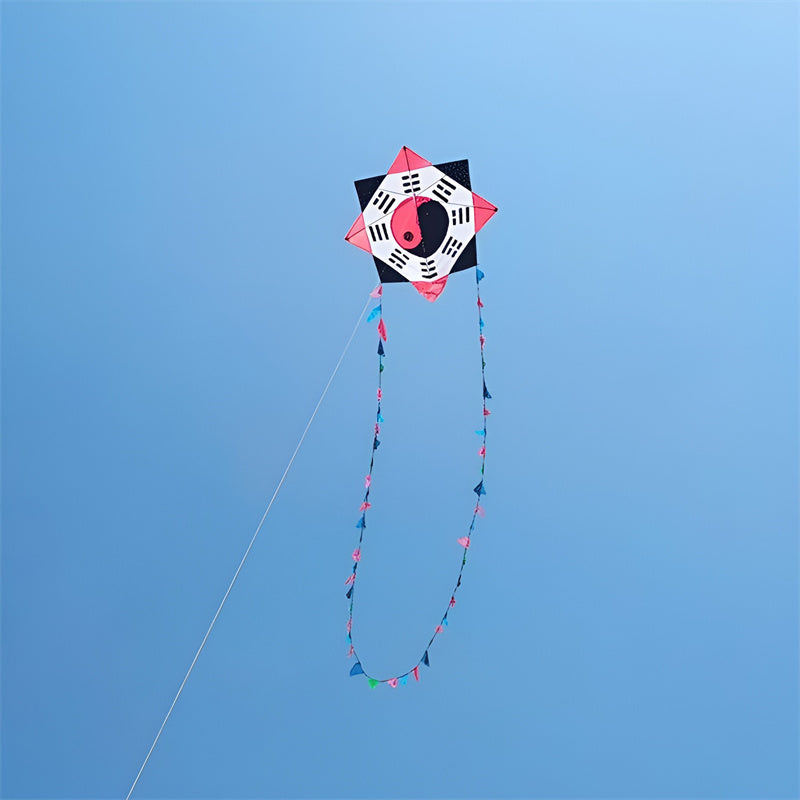 free shipping gossip kite flying toys for kids ripstop nylon fabric outdoor traditional kite string adults kite reel hot sell