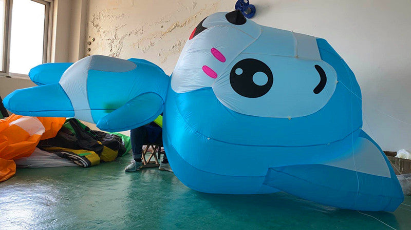 free shipping 3d kite fox kites pendant large kite windsocks inflatable kites cartoon children kites factory ikite fly albatross