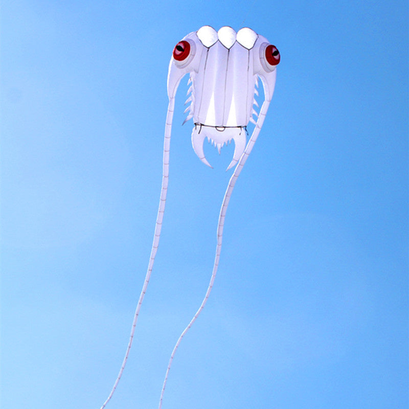 free shipping large trilobites kite fly weifang big soft kite reel for adults outdoor toys kevlar octopus walk in sky kaixuan