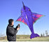 free shipping large fish kite for adults flying line outdoor toys 3d kite cartoon kite ripstop nylon fabric weifang kite factory