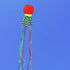 free shipping 8m large jellyfish kites flying octopus kite reel ripstop nylon fabric kevlar line paragliding toys adults kites