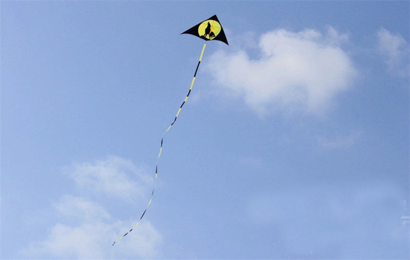 free shipping large wolf kite flying for kids wind kites adults kites string line parapent cerf paragliding parplan outdoor toys