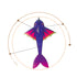 free shipping large fish kite for adults flying line outdoor toys 3d kite cartoon kite ripstop nylon fabric weifang kite factory