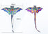 free shipping 3d dragon kite for kids kite nylon toys fly kites children kite line weifang bird kite factory ikite eagle