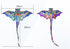 free shipping 5pcs/lot dragon kite wholesale toys fly kites children kite factory weifang eagle kite Chinese traditional kites
