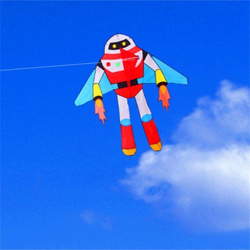 free shipping robot kite for kids kites string line nylon fabric pro line large eagle kite weifang kite factory bird kite ikite