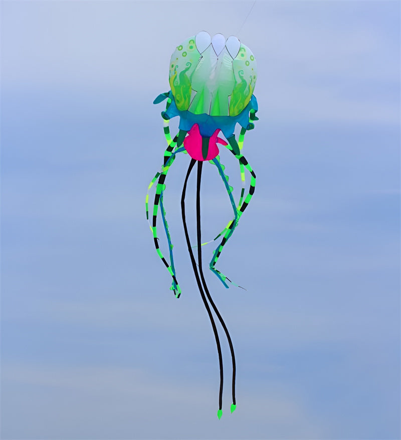 free shipping jellyfish kite flying soft kite reel for adults kites walk in sky octopus kites trilobites kites professional kite
