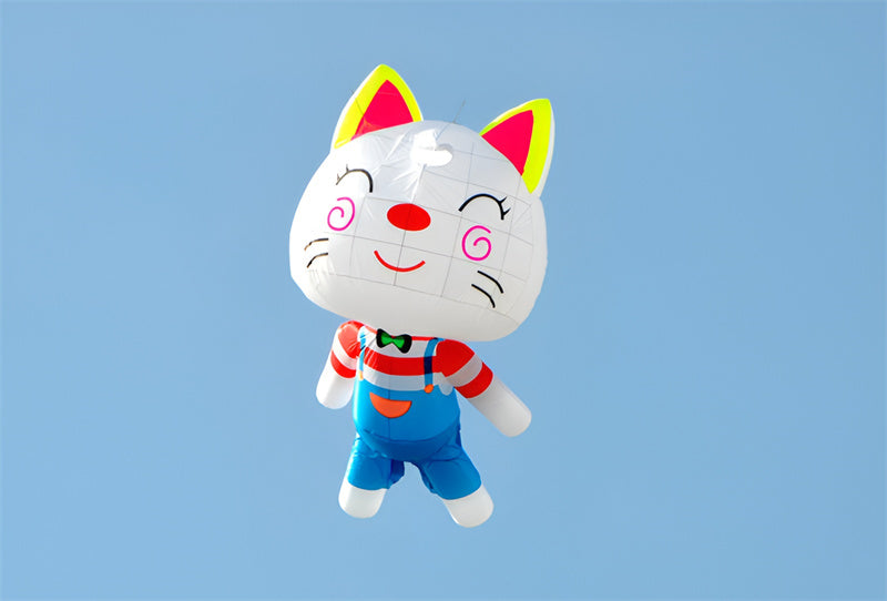 free shipping 3d inflatable kites pendant large cat kite windsock soft kites cartoon children kite factory ikite fly weifang new