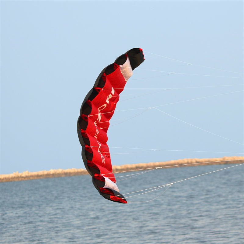 Free Shipping Outdoor Fun Sports New Parafoil 1.8m Dual Line Power Kites /Stunt Kite Good Flying Factory Outlet