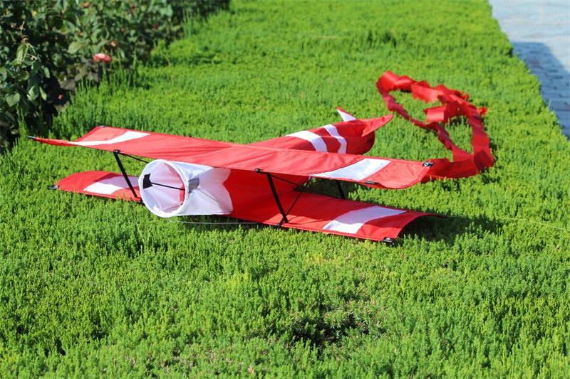 Free Shipping New High Quality 3D Single Line Red Plane Kite Sports Beach With Handle and String Easy to Fly Factory Outlet