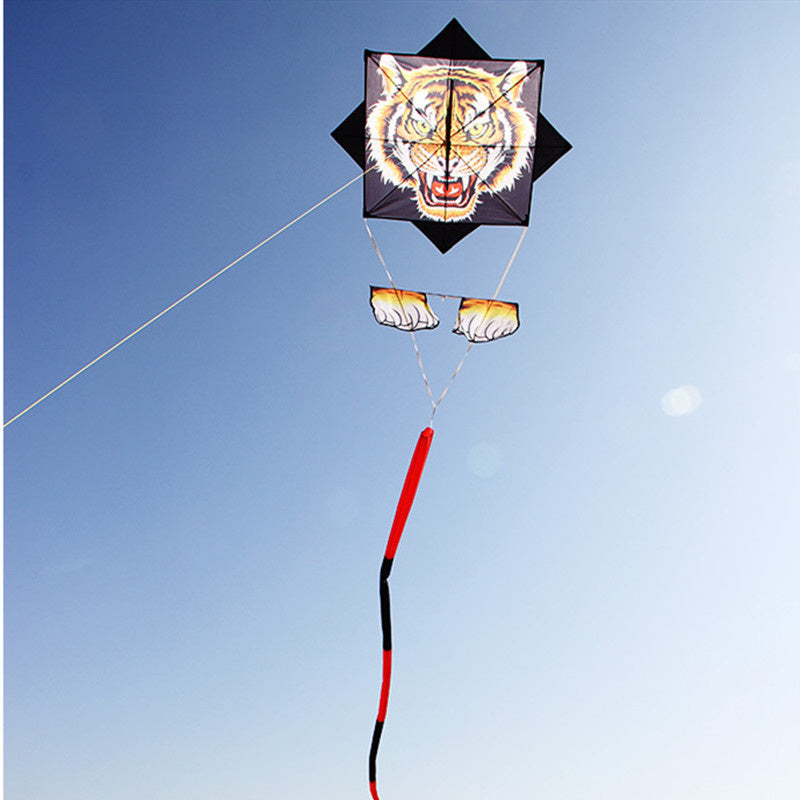 free shipping gossip tiger kite fly for outdoor toys parachute kites eagle latawiec reel cartoon children kites veleta livre