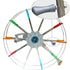 free shipping stainess steel kite reel cometas infantiles factory outdoor toys kite surf for adults kevlar line parachute