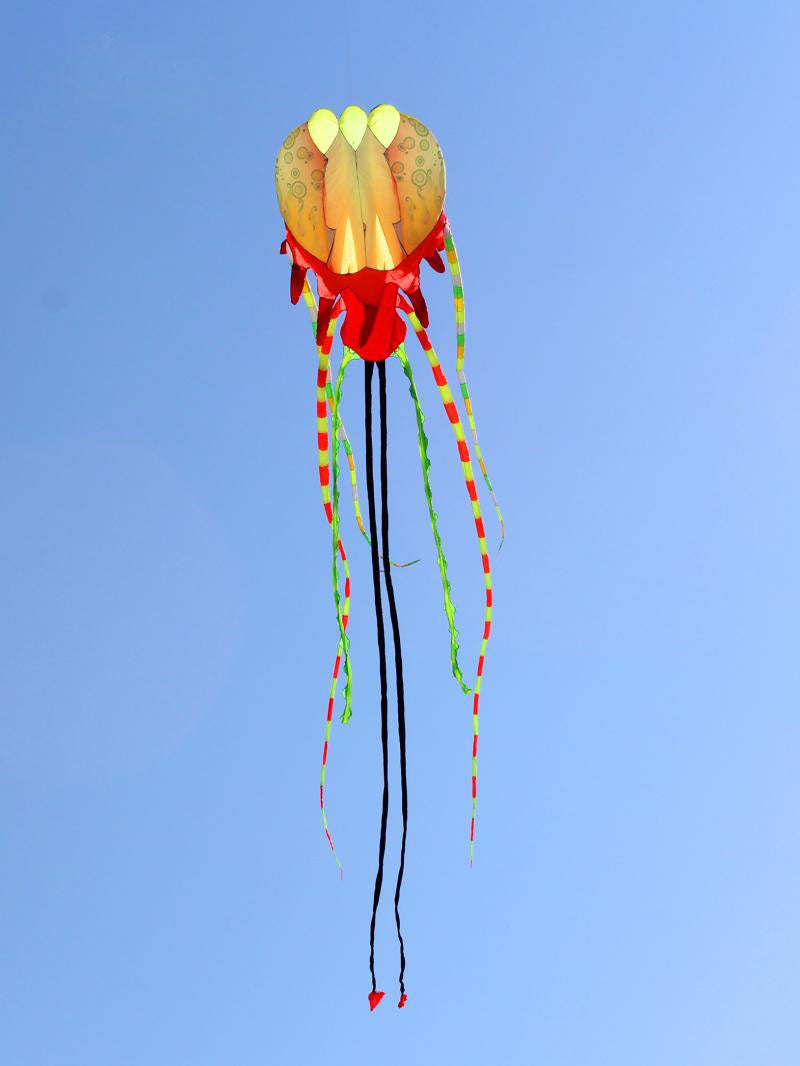 free shipping jellyfish kite flying soft kite reel for adults kites walk in sky octopus kites trilobites kites professional kite