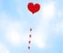 free shipping 5m love heart soft kite fly nylon fabric kite weifang big kite wheel walk in sky outdoor toys for adults ikite new