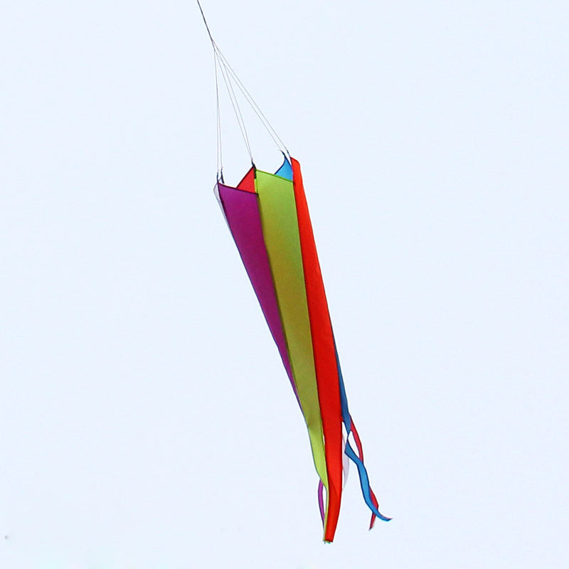 free shipping large kite windsocks flying nylon kites for kids string line delta kite pendant outdoor fun toys parafoil kites
