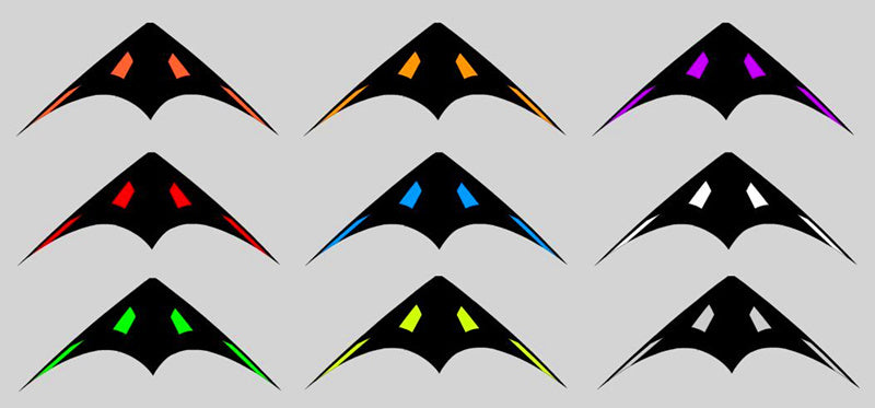 free shipping 240cm professional kites blackjazz 3 dual line stunt kites Freilein kite factory outdoor sports games loud