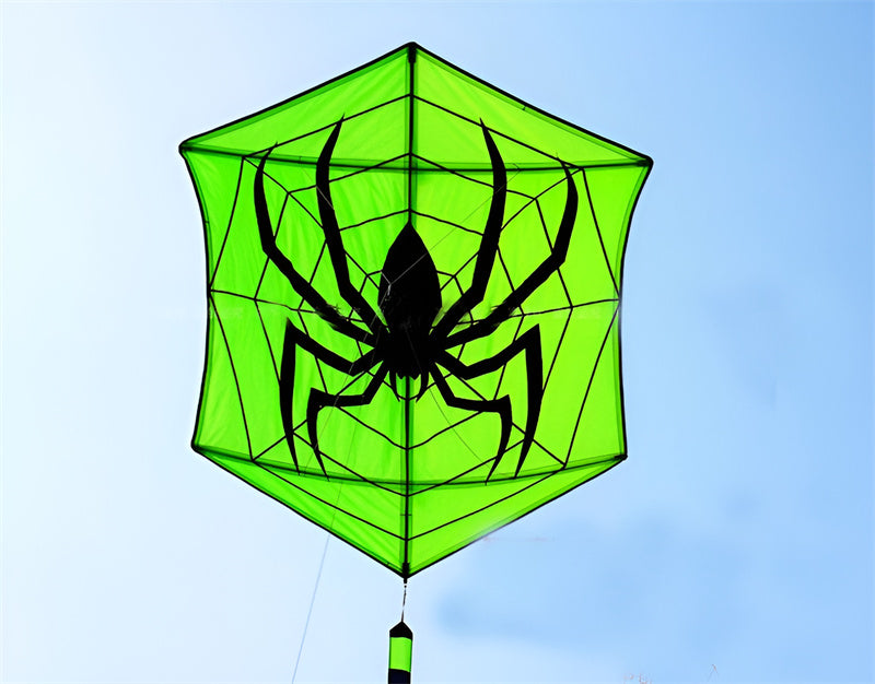 free shipping spider kite flying for adults handle outdoor toys parachute kites hexagonal kite moscas open better kites factory