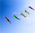 free shipping large kite windsocks flying nylon kites for kids string line delta kite pendant outdoor fun toys parafoil kites