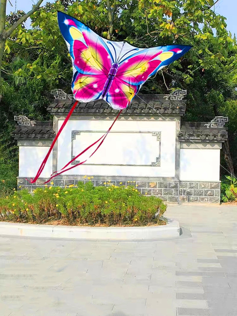 free shipping butterfly kites flying for kids kites nylon kites factory professional winds kites recreational reel flying fairy