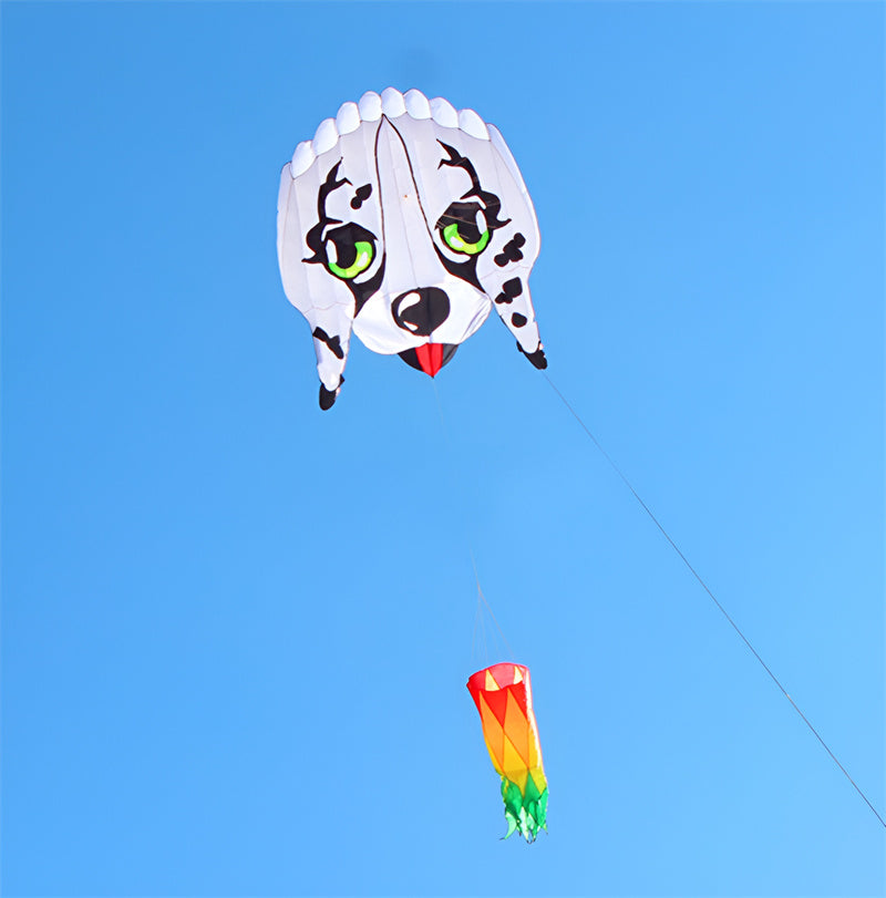free shipping large dog kite flying professional kite factory walk in sky animal kite outdoor toys weifang kite real parachute
