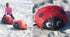 free shipping ladybird kite soft kites for kids can walk not flying ripstop nylon outdoor game toys weifang kites factory bat