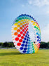 free shipping 15m ring kites flying outdoor professional winds kites rainbow kites dragon paragliding display kite factory ikite