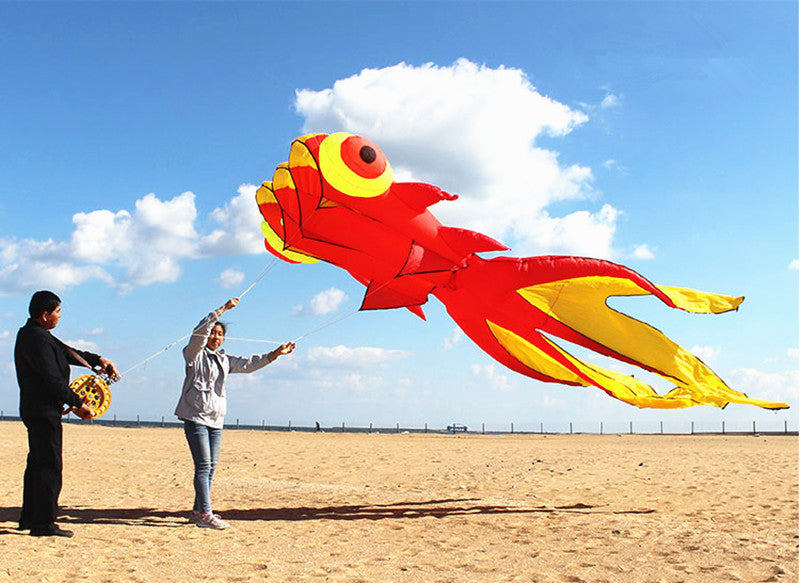free shipping fish kite flying for adults kites goldfish kite sport professional kites large inflatable kite surf cerf parachute