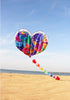 free shipping inflatable kites heart kites fly nylon fabric kite weifang kite string steering kite outdoor toys for adults kites