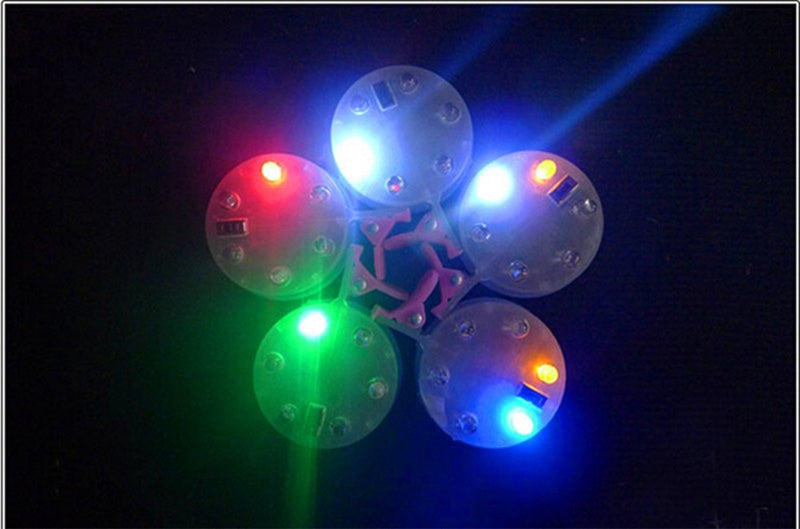 free shipping 10p/lot led lamp led kite factory colors light shinning in the sky outdoor toys beach sport kite present foil new