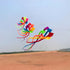 free shipping high quality 6m rainbow windsock kite flying large kites adult kite reel ripstop nylon kite wind kites bat kites