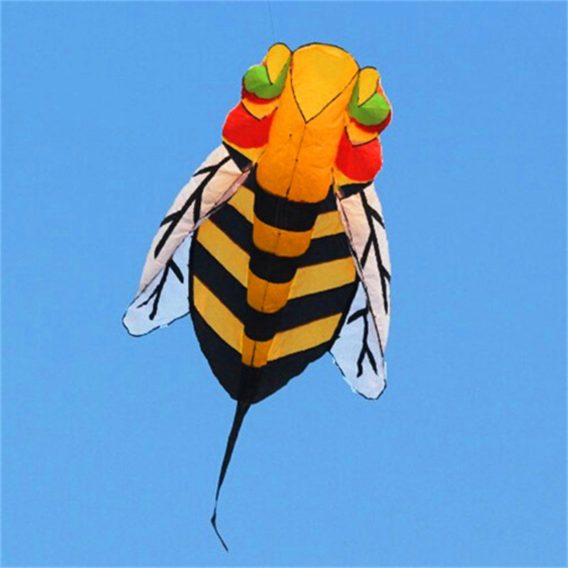 free shipping soft bee kite outdoor flying toy big kite weifang kite factory octopus kite for adults kite reel parachute arnes