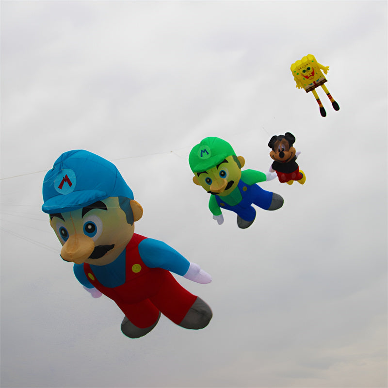 free shipping Soft Inflatable Mouse Kite Pendant High Quality Cartoon Animal Kite Line Laundry