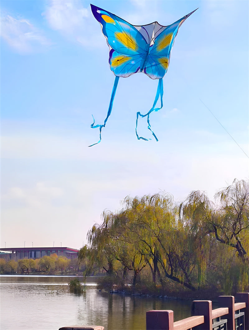 free shipping butterfly kites flying for kids kites nylon kites factory professional winds kites recreational reel flying fairy