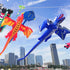 Free Shipping 6.5m Dragon Kite Line Laundry Pendant Soft Inflatable Show Kite for Kite Festival 30D Ripstop Nylon Fabric with Bag