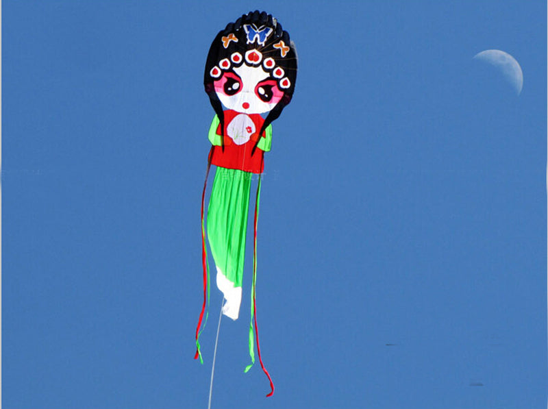 free shipping peking opera soft kite for adults kites nylon kite factory traditional kites windsurf parachute professional kite
