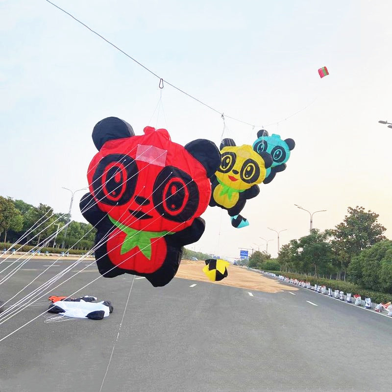 Free Shipping inflatable kite pendant flying soft kite windsocks kites show kites factory professional wind kites nylon winder