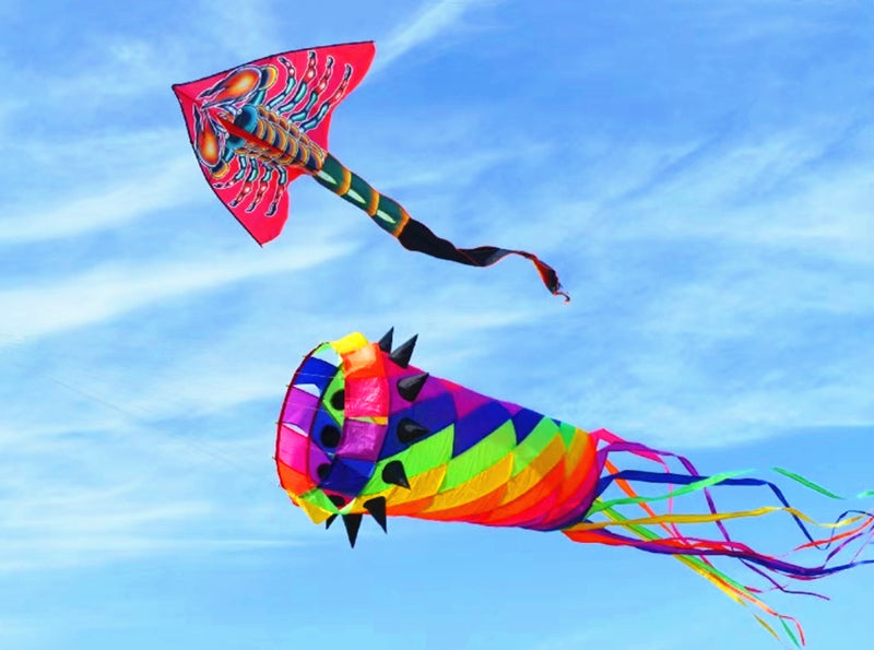 free shipping new kites windsocks 3d kites tails large kites for adults kites accessories soft kites outdoor toy Parachute kites
