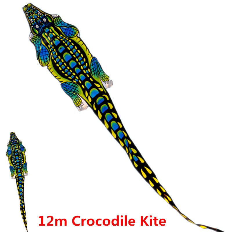 free shipping 12m Crocodile kite reel flying kites-for-adults outdoor toys weifang kite factory kite surf vlieger eagle kite