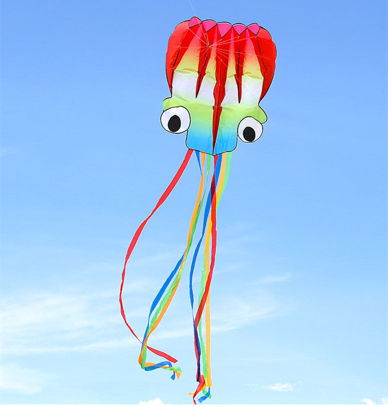 free shipping children kite flying toys octopus kite inflatable kites factory walk in sky outdoor fun ikite professional winds