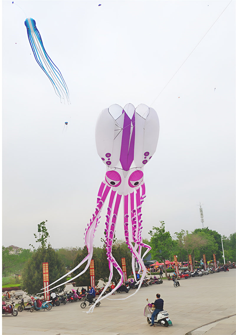 free shipping octopus kite inflatable kite flying nylon soft kites for adults professional kites factory equipment giant kites