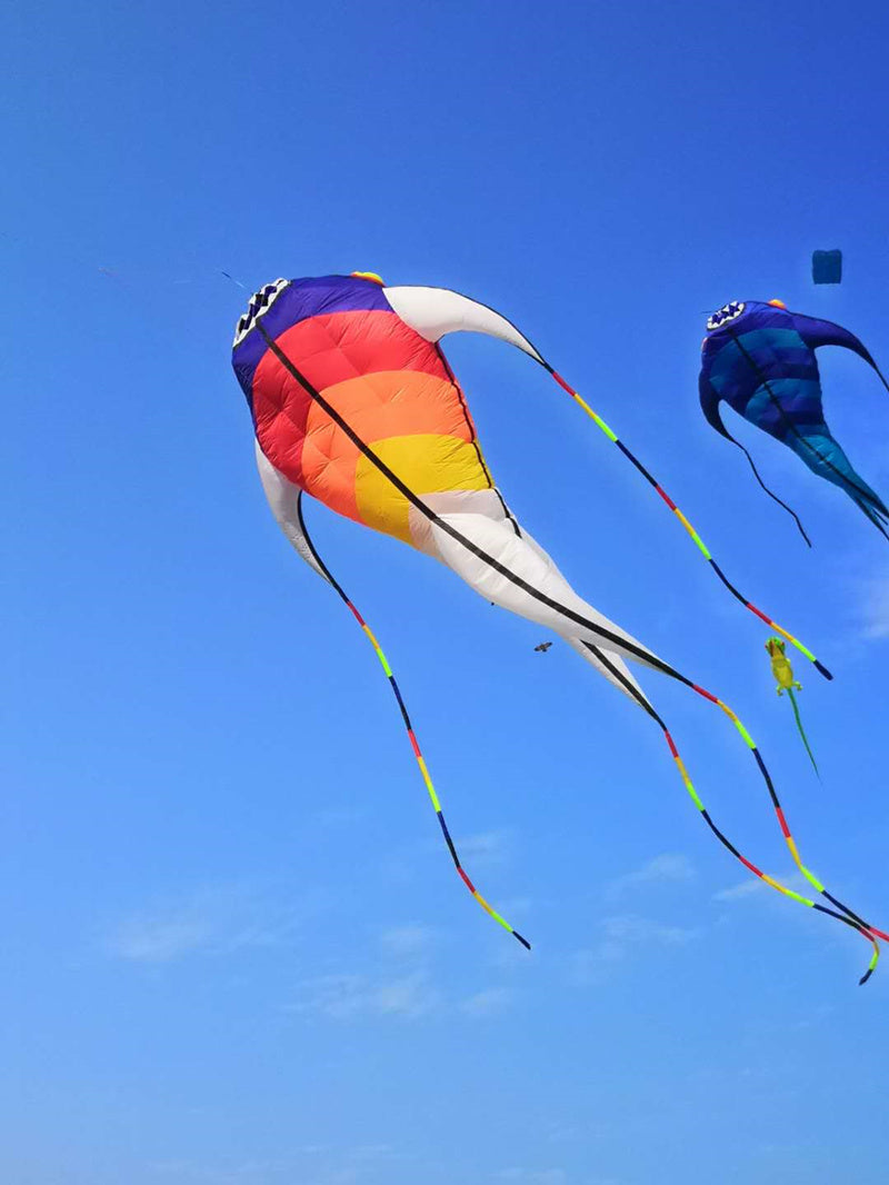 free shipping sea monster kite flying outdoor fun toys fish kites buggy kite board hobbies kite fabric giant kites kevlar line