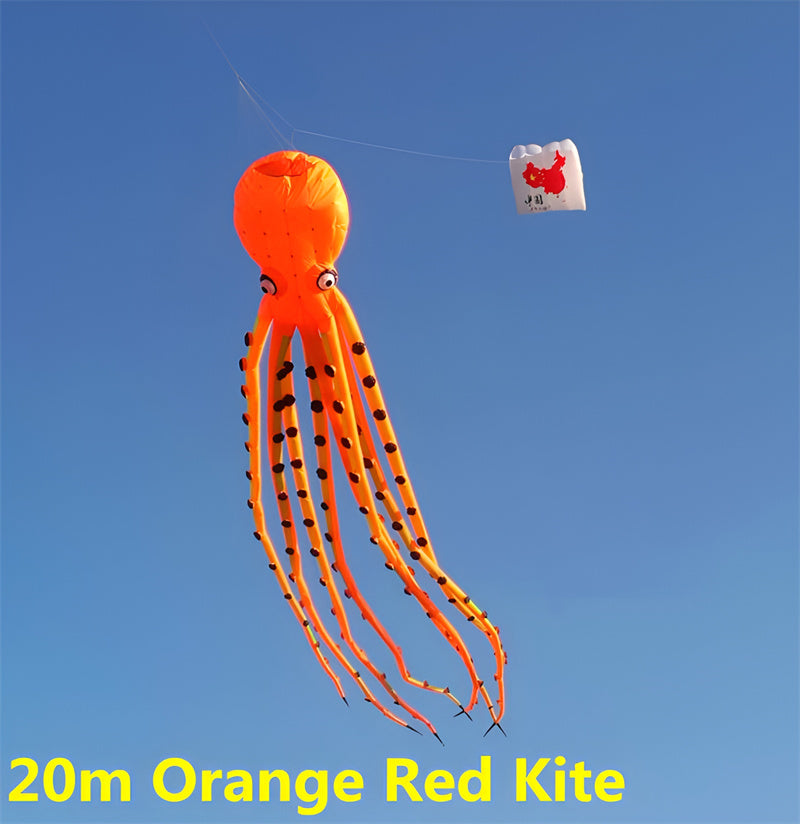 free shipping 26m big kite octopus kite pendant inflatable kite for adults kite buggy kitesurf board weifang kite factory toys