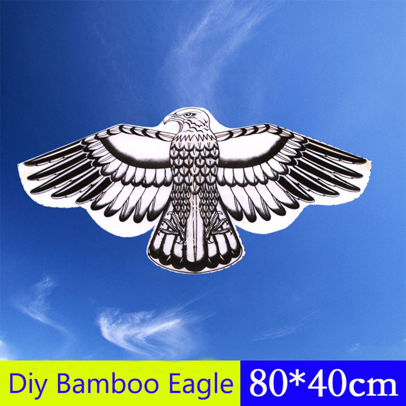 free shipping 5pcs diy blank kite bamboo animal kitesurf kite line ripstop toys painting weifang kite factory kite eagle bird