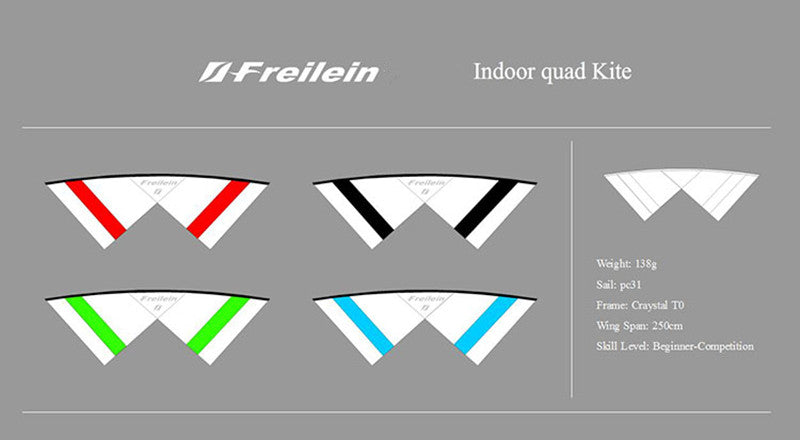 free shipping Freilein Indoor stunt kites quad line kite bar fighting kites parachute wind kites for adults voar pipe premium