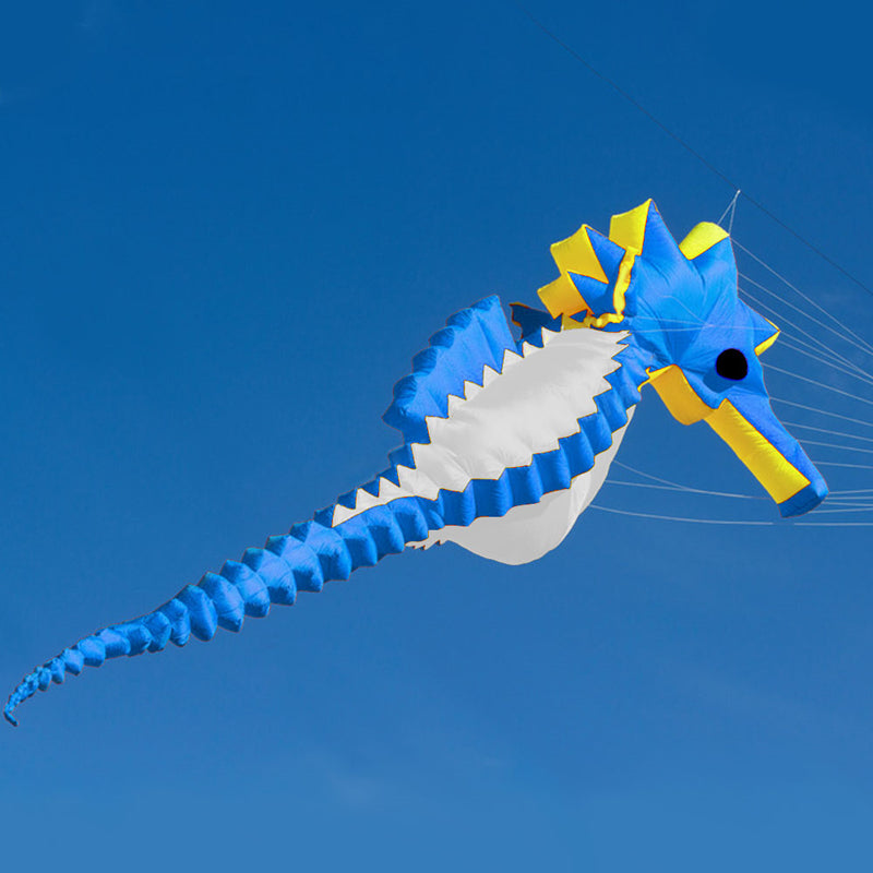 High Quality 5m Seahorse Kite Pendant for Audlts Outdoor Fun Soft Inflatable Show Kites Line Laundry Toys